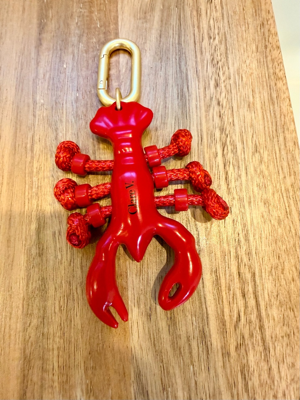 Clare V Lobster Fob NWT $145